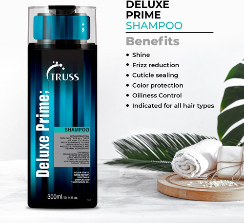 Shampoo Truss Deluxe Prime 10,14 Onças