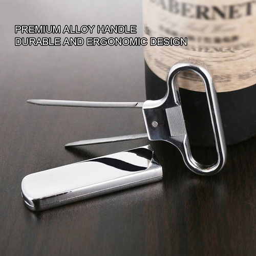 Abridor De Vino De Acero Inoxidable De Dos Pines Para Botell