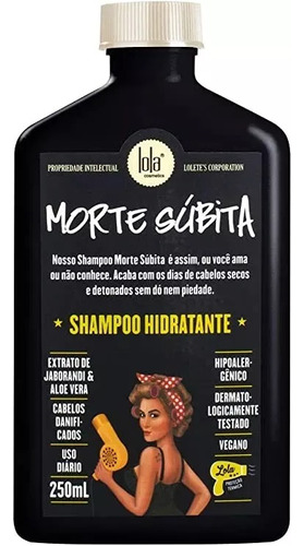 Shampoo Hidratante Morte Subita Lola Cabellos Dañados 250ml