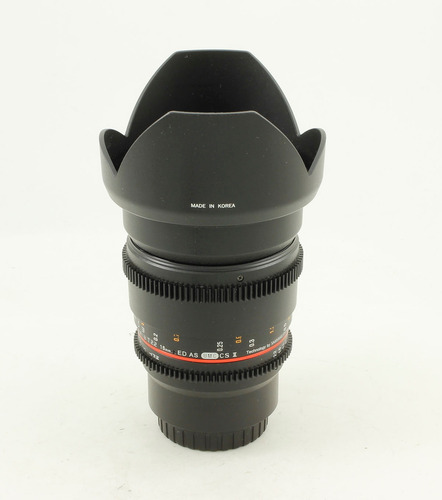 Rokinon 16m-m43 16 Mm F2.2 Umc Ii Cine Blackmagic Micro Cuatro Tercios Negro (Usado)