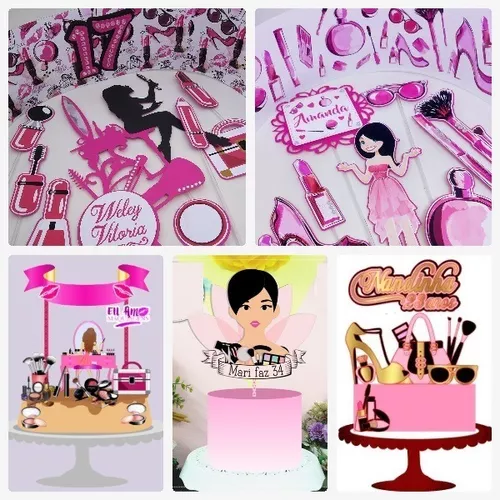 Bolo Maquiagem- Make up Cake