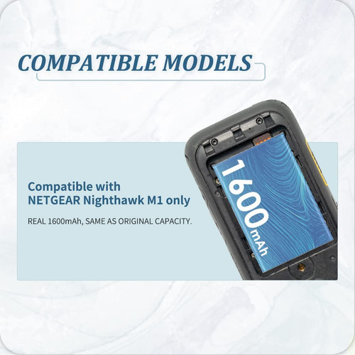 Soseieiu 1600mah Replacement Battery For Xp3 Compatible Wi