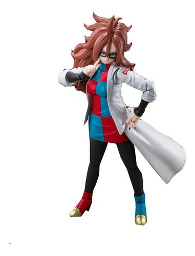 Android 21 Lab Coat Dragon Ball Fighter Z Sh Figuarts Bandai (Usado)