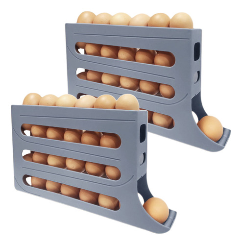 Dispensador Automático De Huevos Con Ruedas De 2 Piezas Para