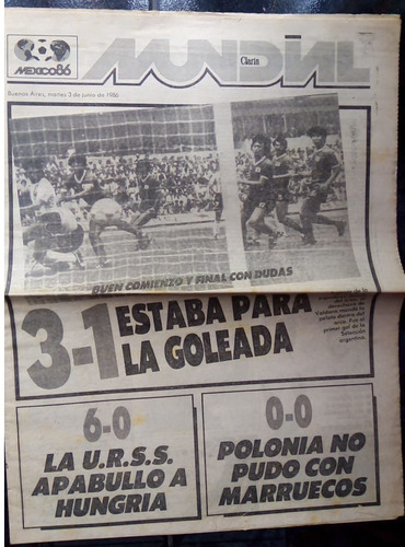 Clarin Mundial Mexico 86 -escucho Ofertas- (Usado)