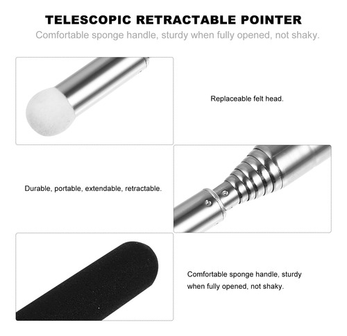 Puntero Manual Tinksky, Punta Retráctil Telescópica Extensib