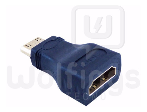 Ficha Conector Adaptador Hdmi Hembra A Mini Hdmi Macho Hd-tv