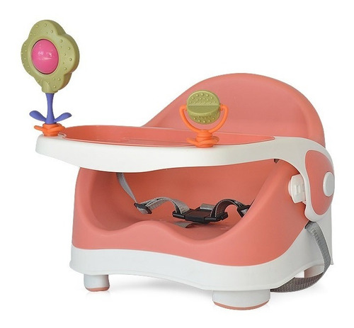 Silla De Comer Booster Coral Bebé Doble Altura Carestino