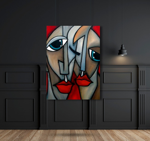 Imagen 3 de 8 de Cuadros Decorativos-caretas6-resolución 4k/uhd 60x95cm