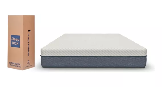 Colchón Alta Densidad 140x190 Con Memory Foam Sleep Box