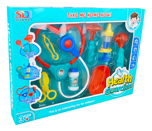 Set Doctor Doctora Kit Medico Juguete Niños Estetoscopio