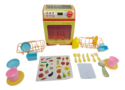 Juego De Lavaplatos Eléctrico, Juguete De Cocina Para Niños 