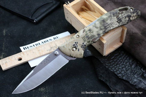 Imagen 3 de 10 de Cuchillo Buck Bantam Bhw Lockback 420hc Hoja 9,2cm Colores.