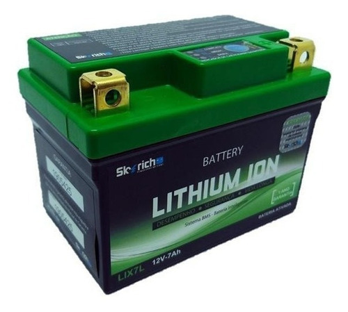 Bateria Moto Lithium Ion 12v 7ah Falcon / Twister / Fazer