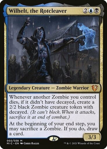 Magic Mtg Wilhelt, The Rotcleaver Innistrad: Midnight Hunt 