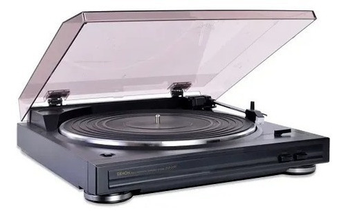 Denon Dp-29f Tornamesa Hi-fi Alemana Tocadiscos Retro Color Negro