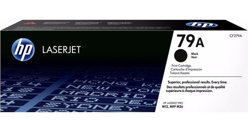Toner Hp Cf279a 79a Negro Original Para M12w M12a M26a M26nw Tienda Oficial Hp