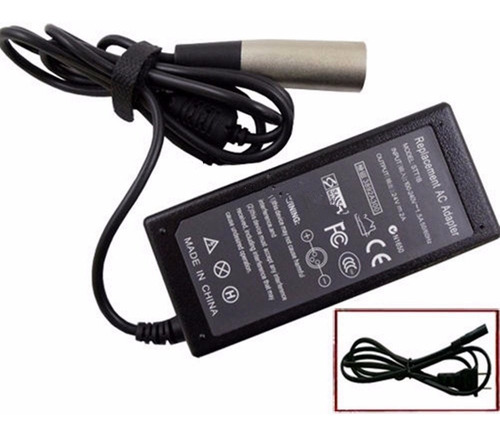 24v 2a Scooter Eléctrico Cargador De Batería Para Go-go