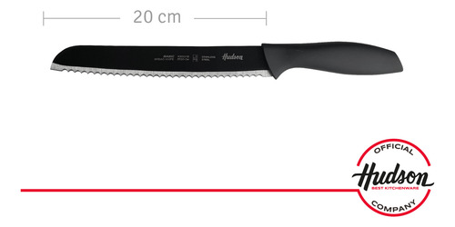 Cuchillo Para Cortar Pan Línea Basic 8 + Tabla De Madera
