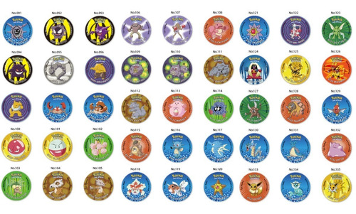 Imagen 8 de 9 de Pokemón 160 Tazos 1er Edición Alternativos En Inglés