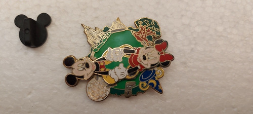 Pin O Mickey Mouse Y Minnie Oficial Disneyland (Usado)