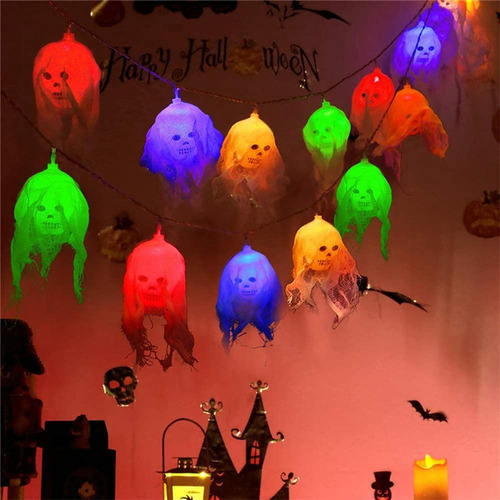 C De Halloween Led Luces De Prueba De Agua Coloridas Para