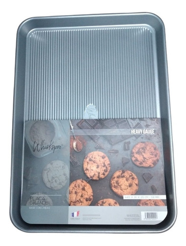 Imagen 1 de 2 de Asadera Placa Whiskspro Teflon 44 X 30 X 2,5 Cm
