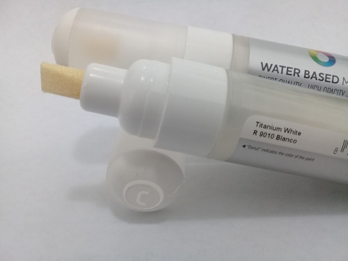 Marcador Rotulador Montana Base Agua Punta C 4-8mm Color Blanco