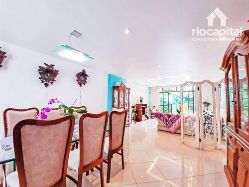 Imagem 3 de 30 de Cobertura Com 5 Quartos À Venda, 400 M² Por R$ 3.450.000 - Barra Da Tijuca - Rio De Janeiro/rj - Co0227