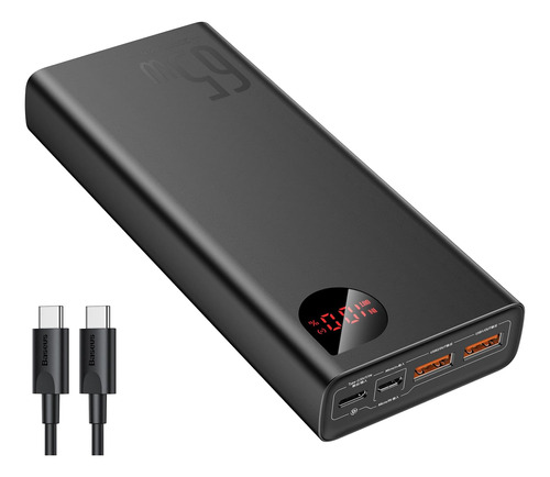 Cargador Portatil Baseus 20000 Mah/negro