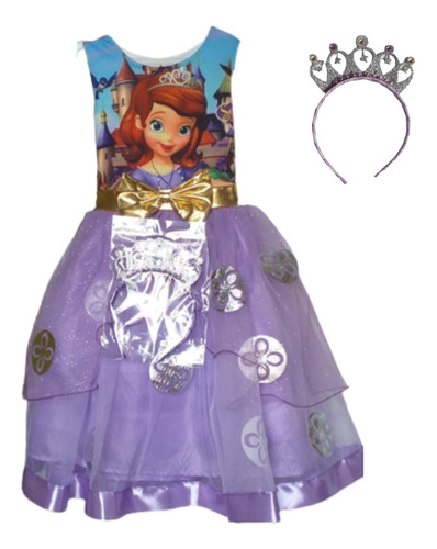 Vestido Princesa Niña Varios Modelos Unicornio Tul 