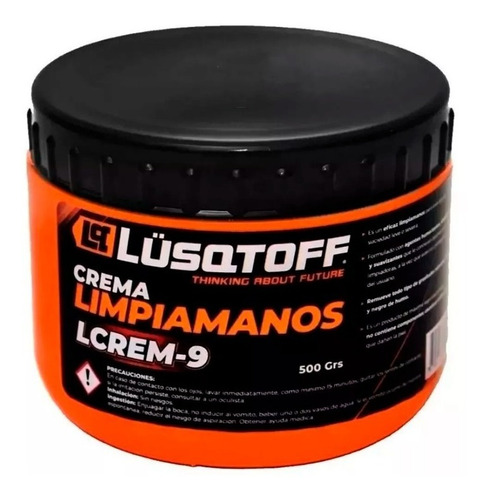 Crema Limpia Manos Lusqtoff Desengrasa Suavizante 500gr