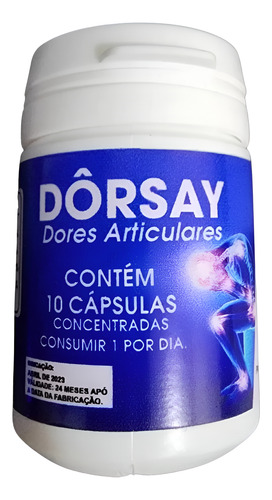 Kit 3 Unidades De Dôrsay Articulares 30 Capsulas Original Sem Sabor