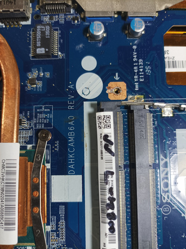 Sony Svf142c29u Svf14321clw Pzas Dahkcamb6a0 Motherboard Fle Negro (Usado)
