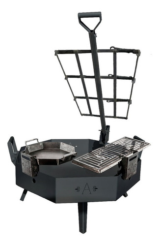 Asador Attikus Bg90 + Asador Criollo + Paellera + Parrilla