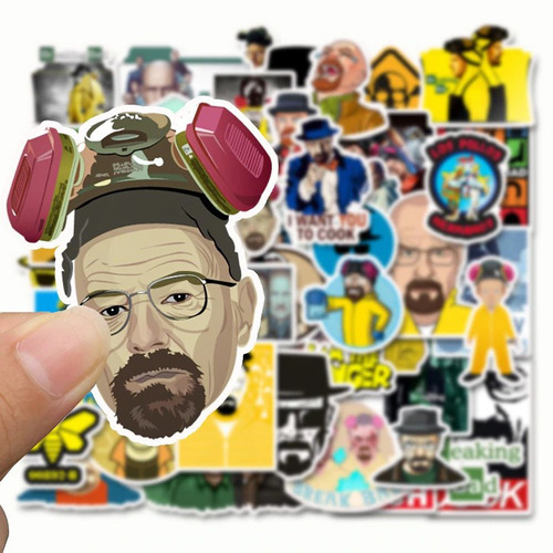 Stickers Breaking Bad - Pegatinas - 50 Unidades - Printek