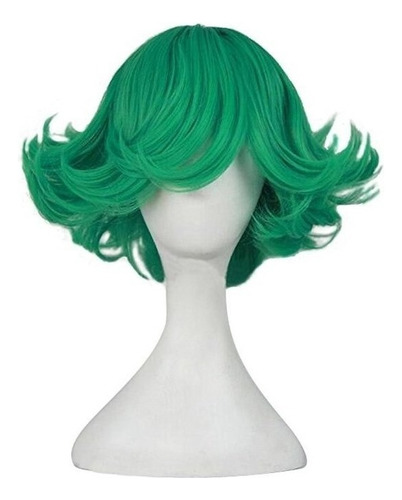 One Punch Man Senritsu No Tatsumaki Verde Rizado