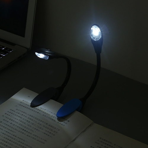Lámpara De Lectura Pequeña Con Clip Para Libros, Luces Noctu