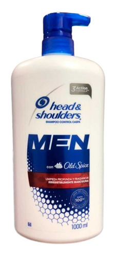 Shampoo Head & Shoulders Men Con Old Spice. 1 L