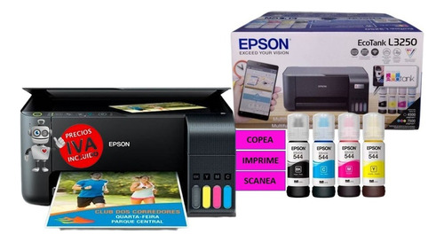 Epson L3250 Wi Fi Impresora Multifunc. Sist. De Tinta Contin