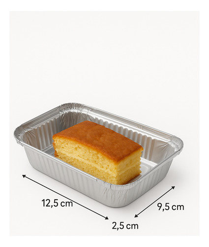 Marmita Alumínio M90 220ml 100unidades P/ Doces E Salgados