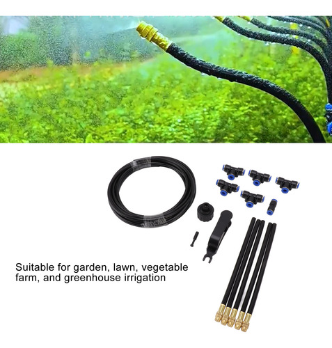 Kit De Riego Por Goteo Para Jardín Ajustable En 360 Grados