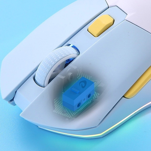 Mouse Dareu Sakura Gamer 12000 Dpi 12000 Fps Rgb Wireless Rosa