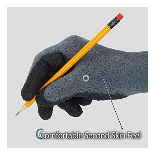 Guantes De Trabajo De Construcción De Color Gris