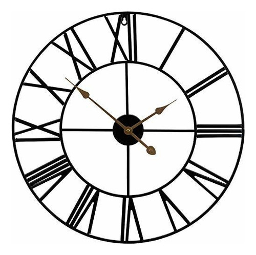 Reloj De Pared Sorbus, Reloj De Metal Analógico Redondo