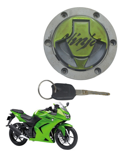 Tampa Tanque C/ Chave Kawasaki Ninja 250 R 08-12 Original