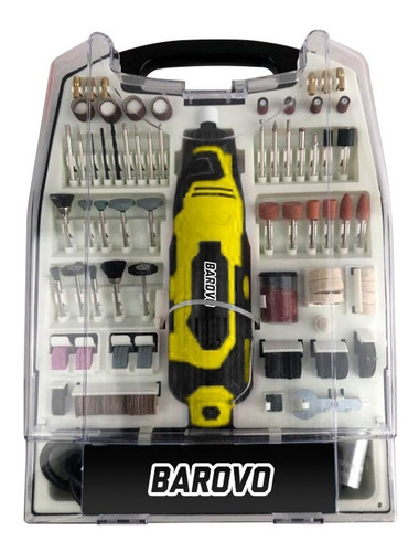 Imagen 3 de 6 de Mini Torno 135w Con 234 Piezas Tripa Flexible Maletín 33krpm