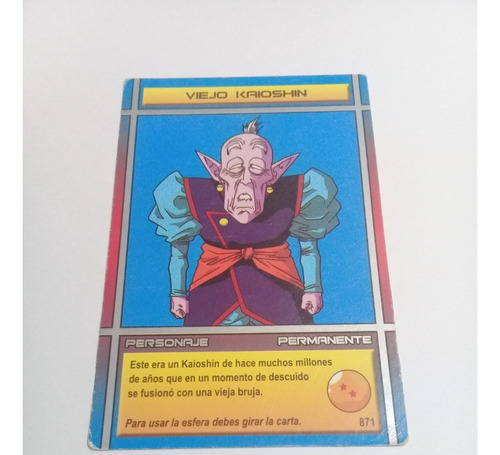 Carta Dragon Ball Z N° 871 Viejo Kaioshin (leer Descripción)