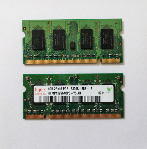 Memória Hynix Ddr2 1gb 2rx16 Pc2-5300s-555-12 P6-24 (Usado)