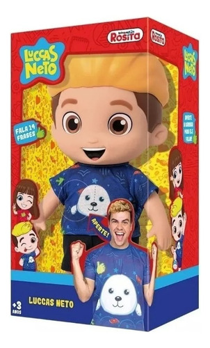Kit Boneca Gi Neto Com Som E Luccas Neto Loiro Com Som